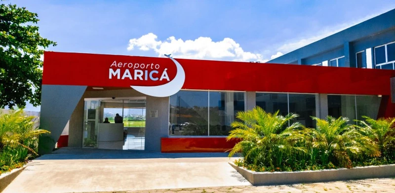 Maric, a 70 km. de Ro de Janeiro, es un aeropuerto en el cual participa Leonardo.